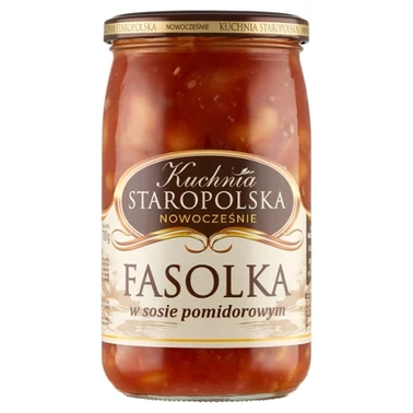 Kuchnia Staropolska Fasolka w sosie pomidorowym 700 g - 3