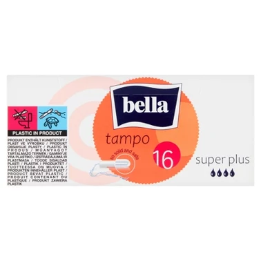Bella Tampo Super Plus Tampony higieniczne 16 sztuk - 0