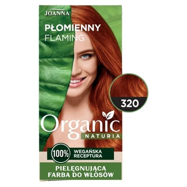 Joanna Naturia Organic Pielęgnująca farba do włosów płomienny 320 - 2