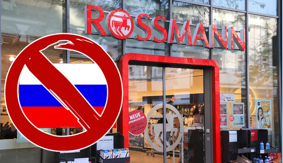 Rossmann wycofuje rosyjskie towary.