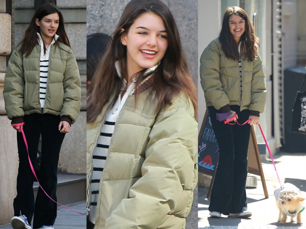 Suri Cruise na spacerze Suri Cruise na spacerze