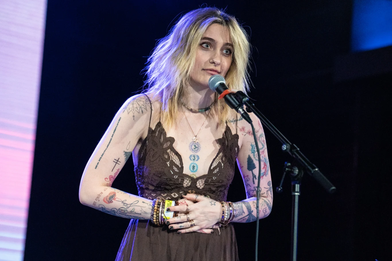 Paris Jackson na scenie SXSW Festival 2022.