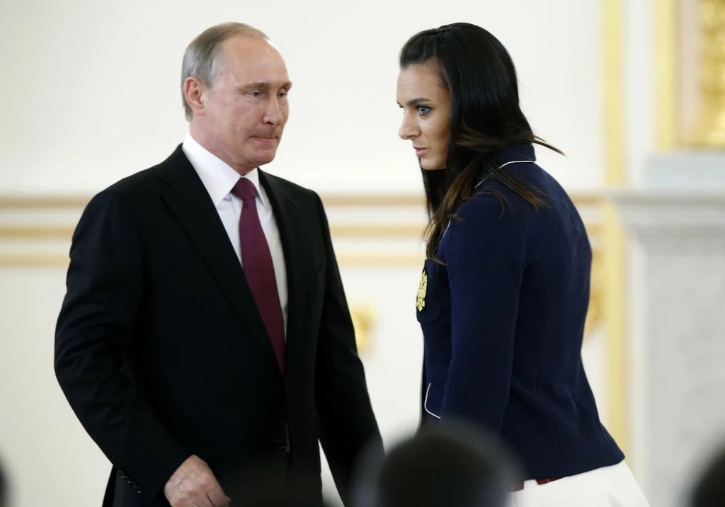 Władimir Putin i Jelena Isinbajewa