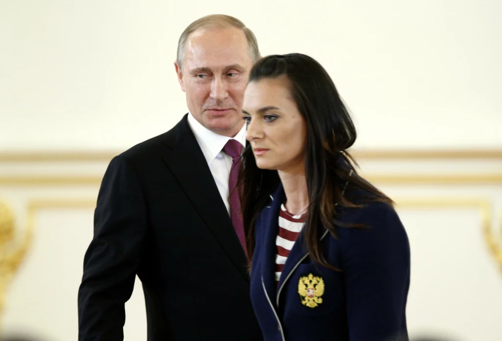 Władimir Putin i Jelena Isinbajewa