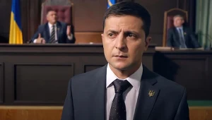 Wołodymyr Zełenski w serialu "Sługa narodu"