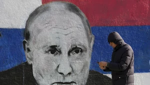 Mural z Putinem w Belgradzie 