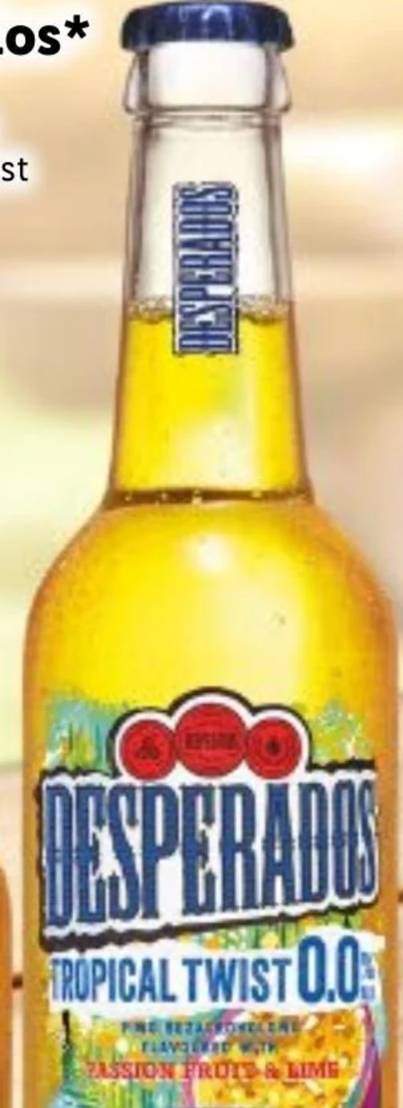 Desperados Tropical Twist Piwo bezalkoholowe 400 ml