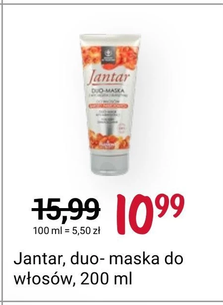 Maska do włosów Jantar