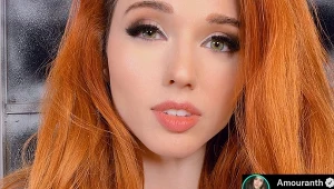 Amouranth - fragment zdjęcia zamieszczonego w serwisie Twitter.com na profilu @Amouranth