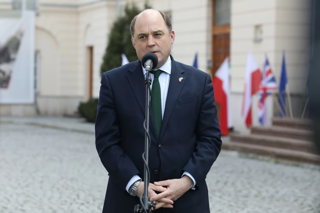 Minister obrony Wielkiej Brytanii Ben Wallace