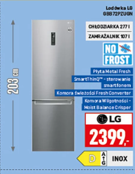 Lodówka LG
