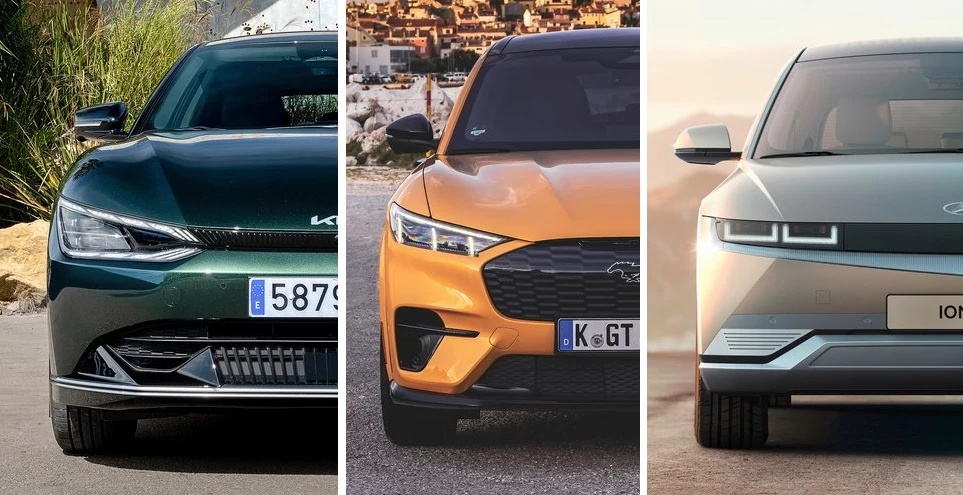 Finaliści World Car of the Year 2022 - Kia EV6, Ford Mustang Mach-E oraz Hyundai Ioniq 5