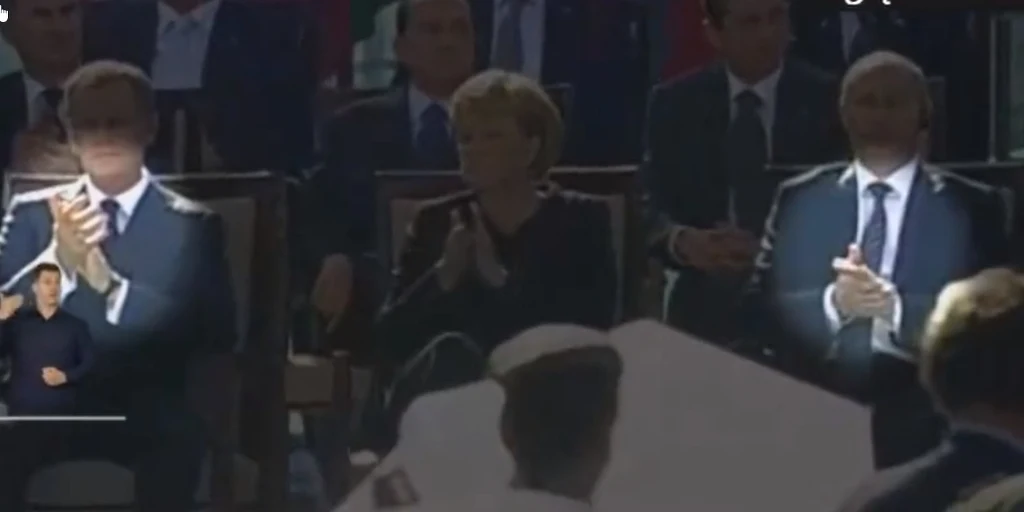 Donald Tusk, Angela Merkel, Władimir Putin Donald Tusk, Angela Merkel, Władimir Putin