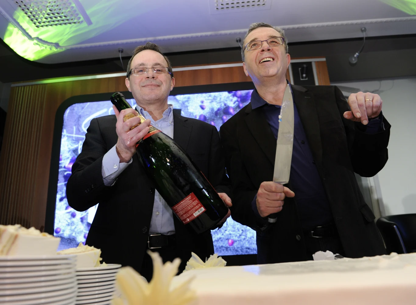 Tomasz Sianecki i Grzegorz Miecugow świętują 5 lat Szkła kontaktowego Tomasz Sianecki i Grzegorz Miecugow świętują 5 lat Szkła kontaktowego