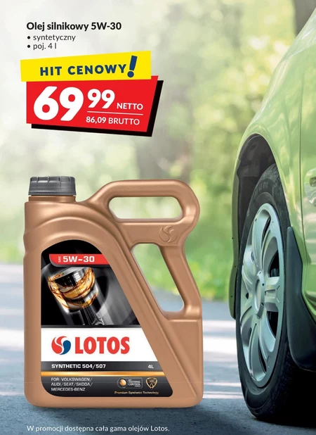 Olej do silnika Lotos