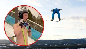 Austriak zakończył karierę. Pożegnalny skok oddał w szokującym przebraniu