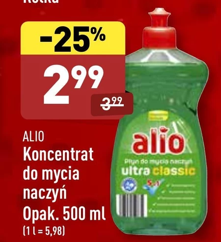 Koncentrat do naczyń Alio