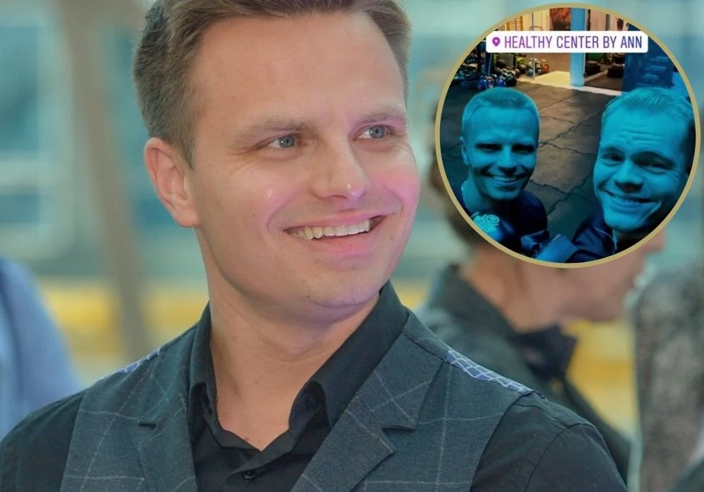 Marcin Hakiel ćwiczy z Lewandowską Marcin Hakiel ćwiczy z Lewandowską