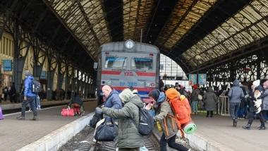 Kolejarze ratują Ukraińców