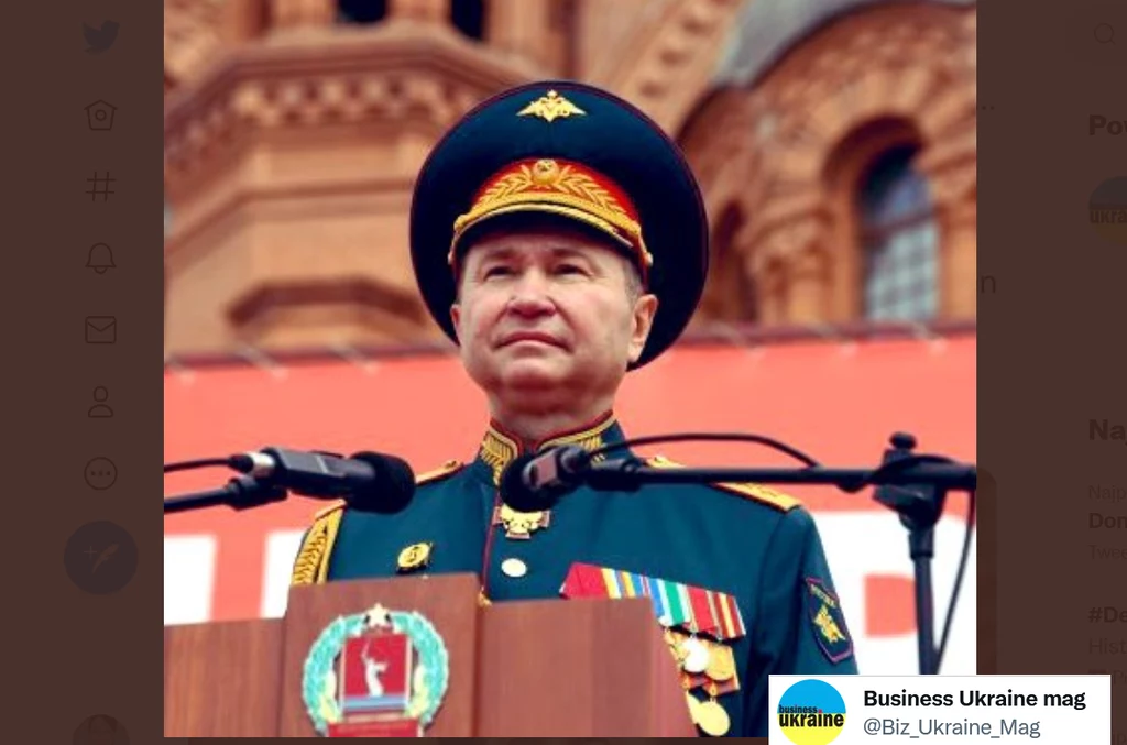 Zginął dowódca 8. Armii Ogólnowojskowej Południowego Okręgu Wojskowego Sił Zbrojnych Federacji Rosyjskiej, generał porucznik Andriej Mordwiczew Zginął dowódca 8. Armii Ogólnowojskowej Południowego Okręgu Wojskowego Sił Zbrojnych Federacji Rosyjskiej, generał porucznik Andriej Mordwiczew