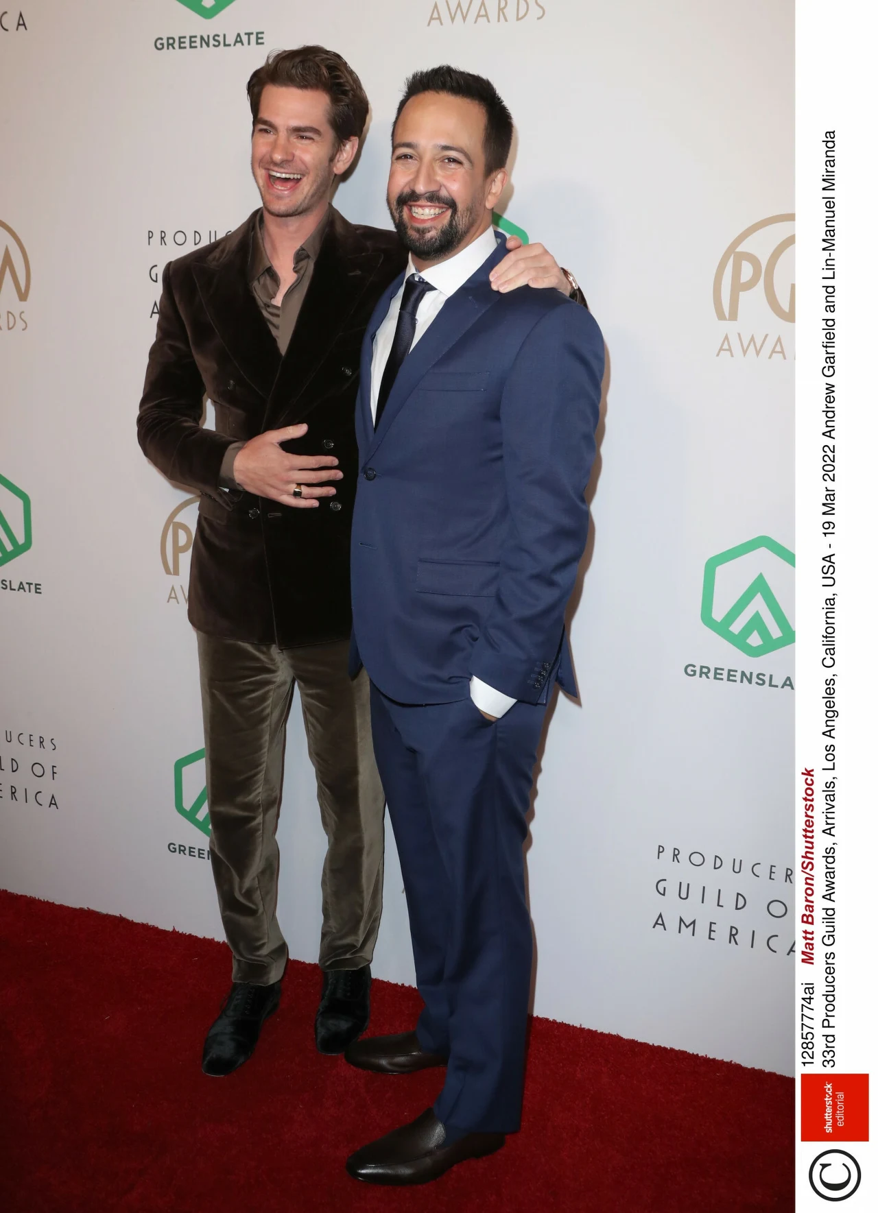 Producers Guild Awards 2022, Andrew Garfield and Lin-Manuel Miranda