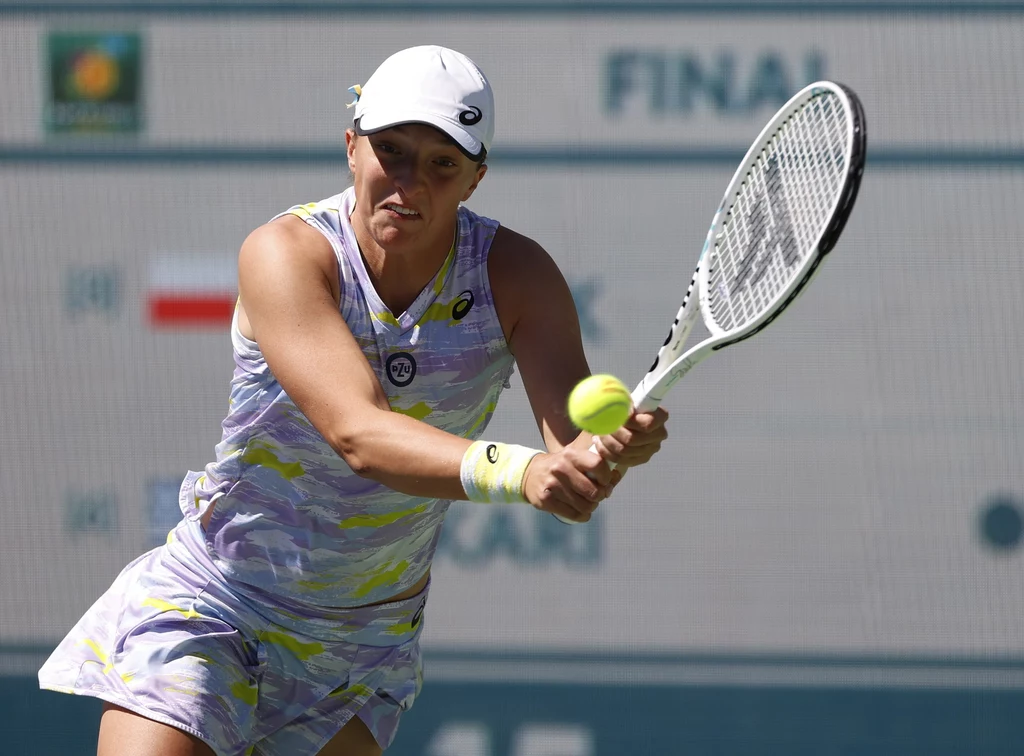 Iga Świątek w finale turnieju WTA w Indian Wells Iga Świątek w finale turnieju WTA w Indian Wells