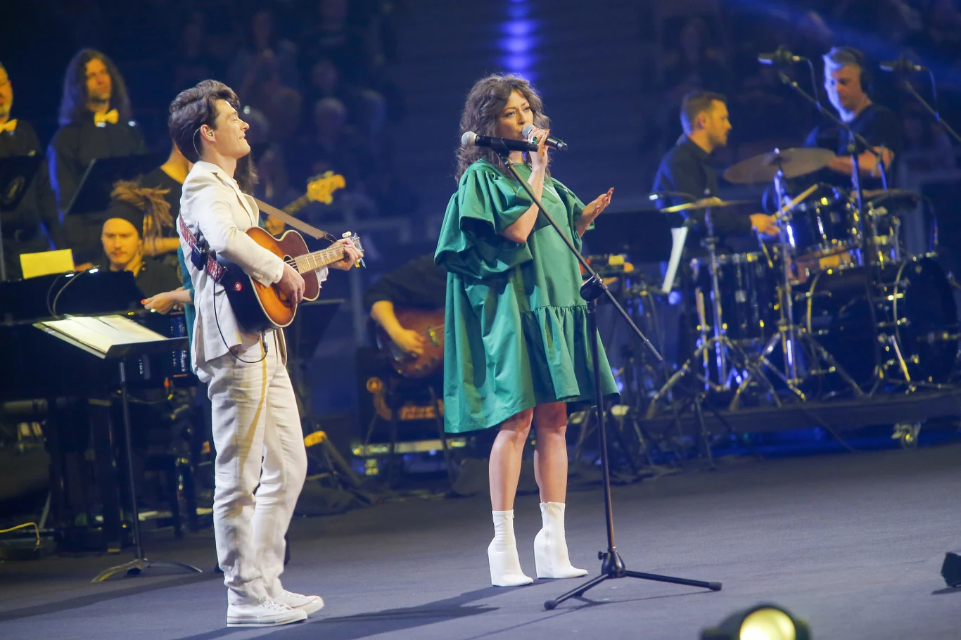 Koncert "Razem z Ukrainą", Natalia Kukulska i Tomasz Ziętek