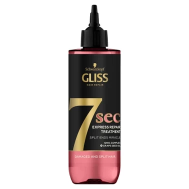Gliss 7sec Sealing Express Repair Zmywalna kuracja do włosów 200 ml - 1