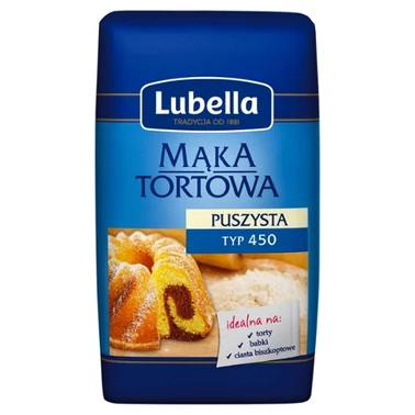 Lubella Mąka puszysta tortowa typ 450 1 kg - 0