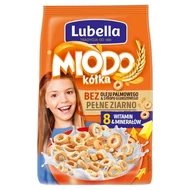 Lubella Miodo kółka Zbożowe kółka z miodem 250 g