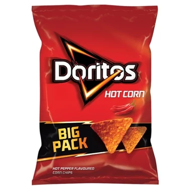 Doritos Hot Corn Chipsy kukurydziane o smaku ostrej papryki 180 g - 7