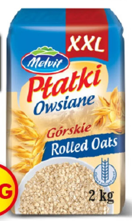 Płatki owsiane Melvit