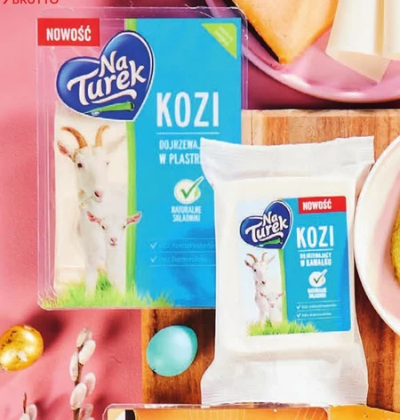 NaTurek Ser kozi dojrzewający w kawałku 150 g
