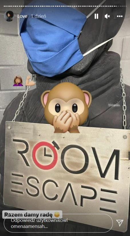 Omenaa Mensah świętuje rocznicę ślubu w Escape Roomie