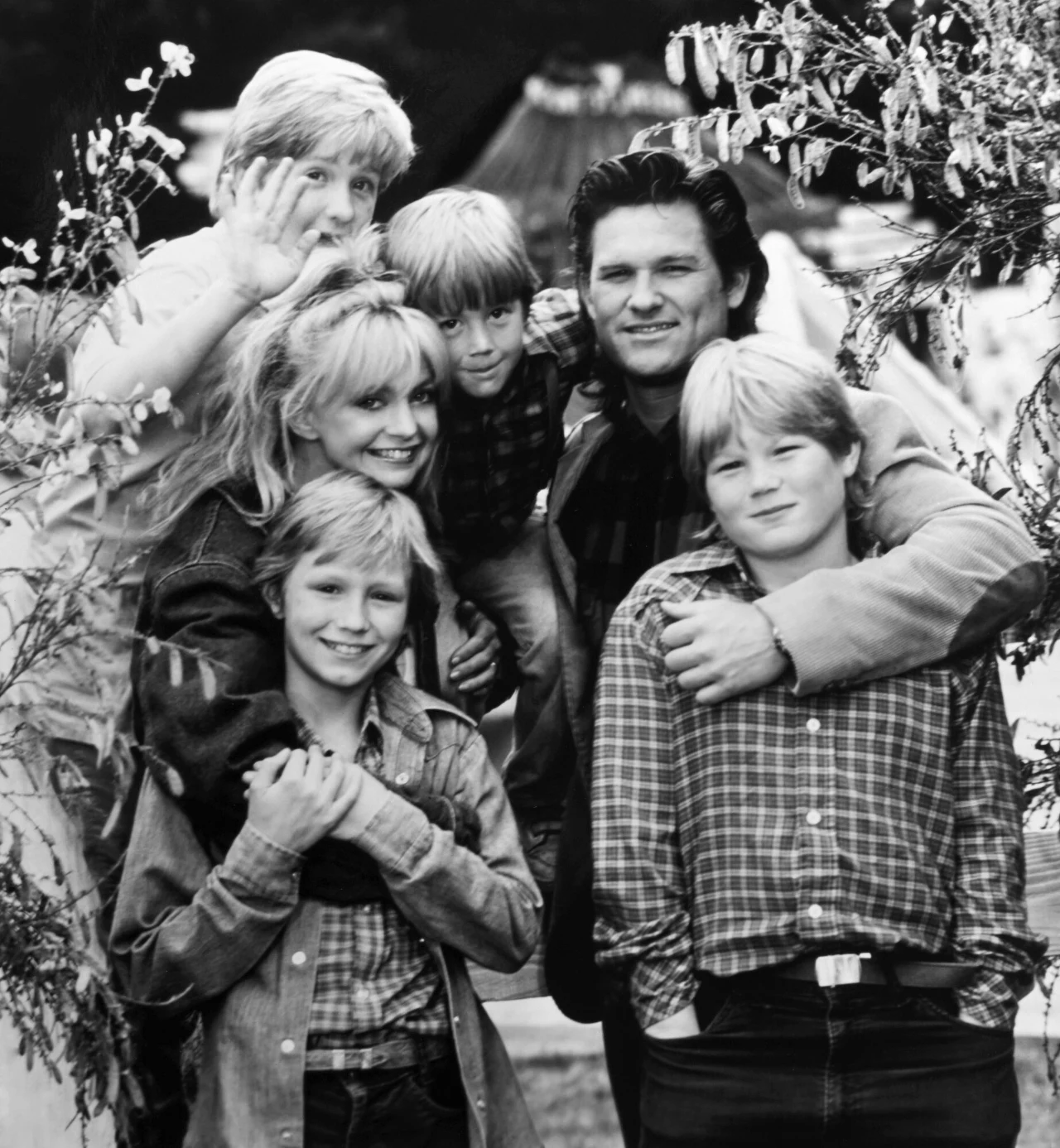 Jared Rushton, Jeffrey Wiseman, Kurt Russell, Brian Price, Jamie Wild, Goldie Hawn, 1987
