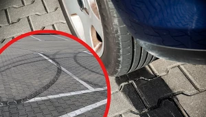 Dostał mandat za driftowanie na parkingu. Policja skorzystała z nowego taryfikatora