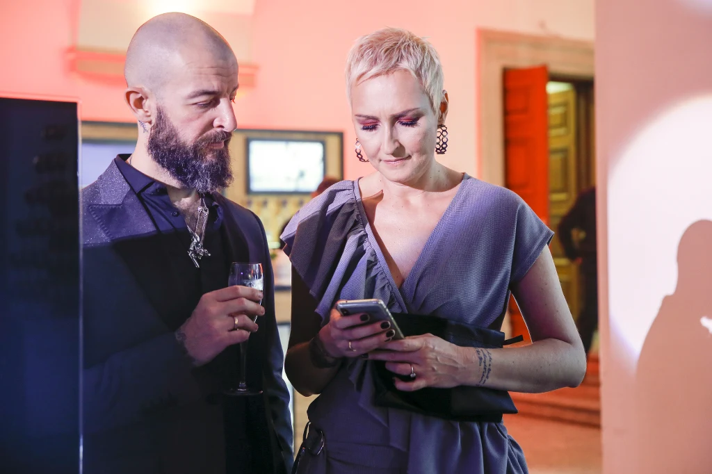 Anita Lipnicka z mężem