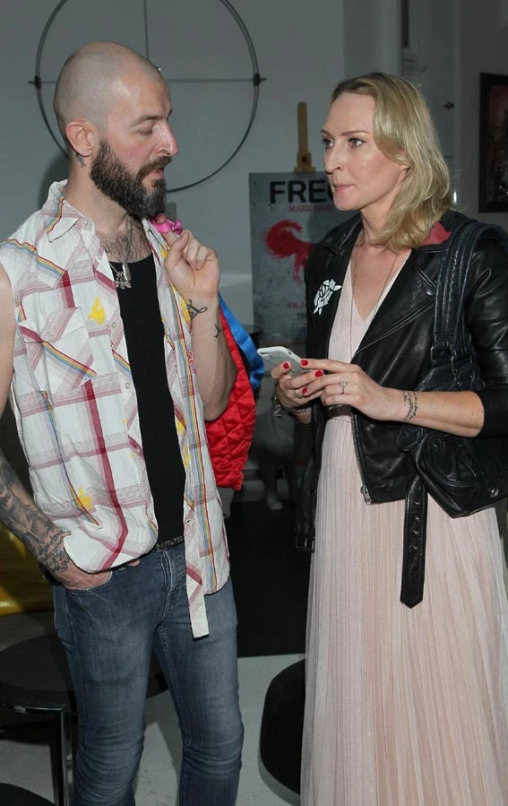 Anita Lipnicka z mężem Anita Lipnicka z mężem