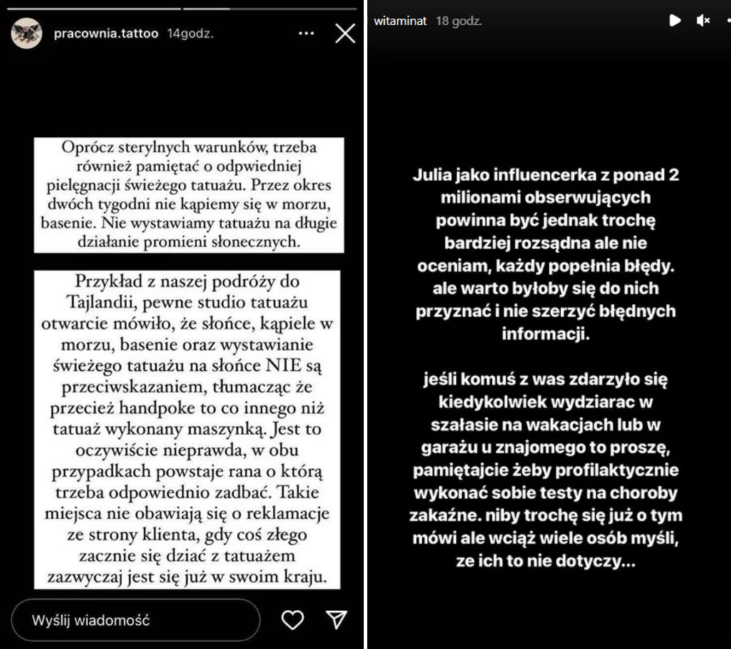 Tatuatorzy krytykują Wieniawę Tatuatorzy krytykują Wieniawę