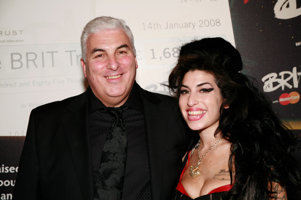 Mitch Winehouse z córką Amy w 2008 roku