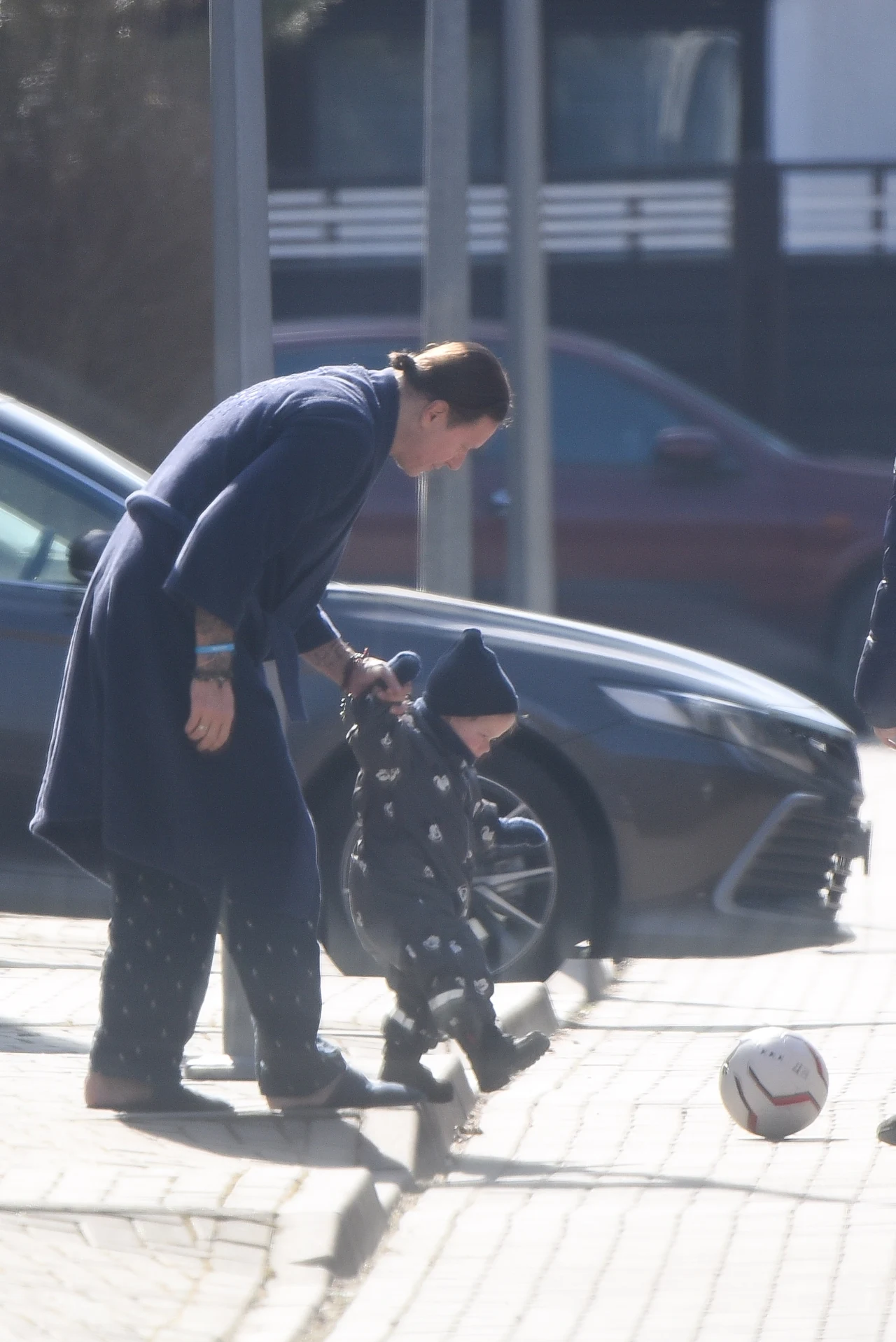 Radosław Majdan z synkiem Radosław Majdan z synkiem