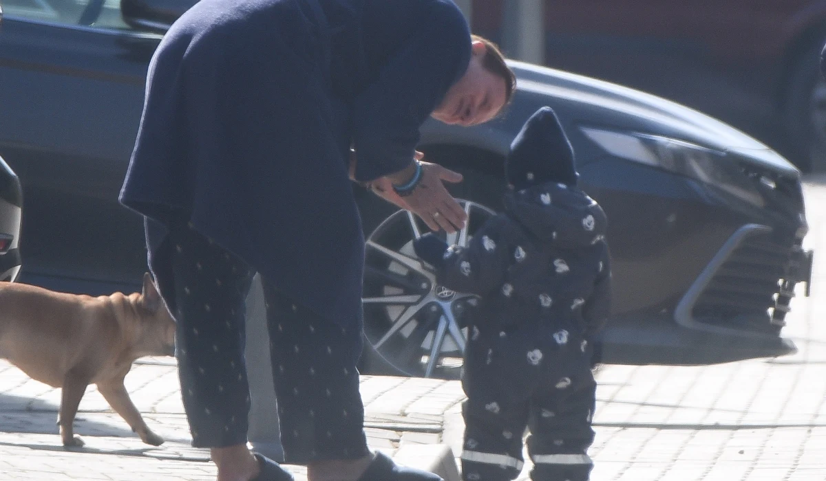 Radosław Majdan z synkiem Radosław Majdan z synkiem