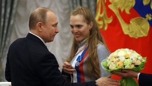 Ekaterina Rumyantseva, paranarciarka i Władimir Putin