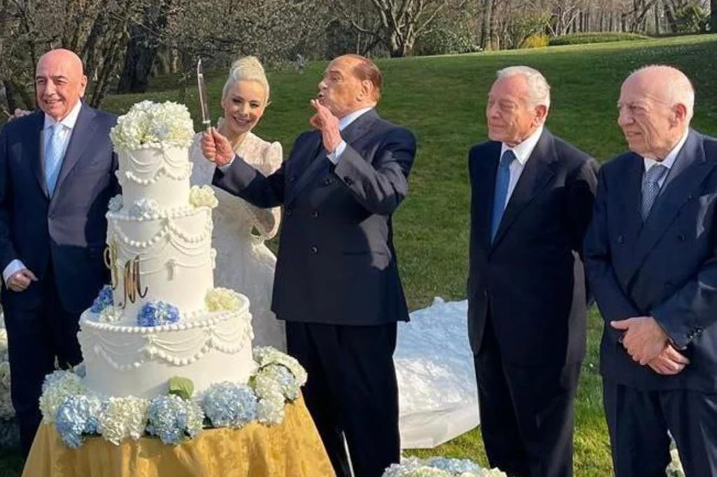 Silvio Berlusconi i Marta Fascina pobrali się Silvio Berlusconi i Marta Fascina pobrali się
