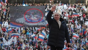 Władimir Putin na stadionie Łużniki