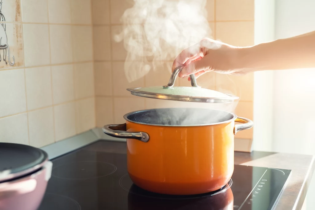 Przykrywanie garnka podczas gotowania może przyczynić się do zużywania mniejszej ilości energii