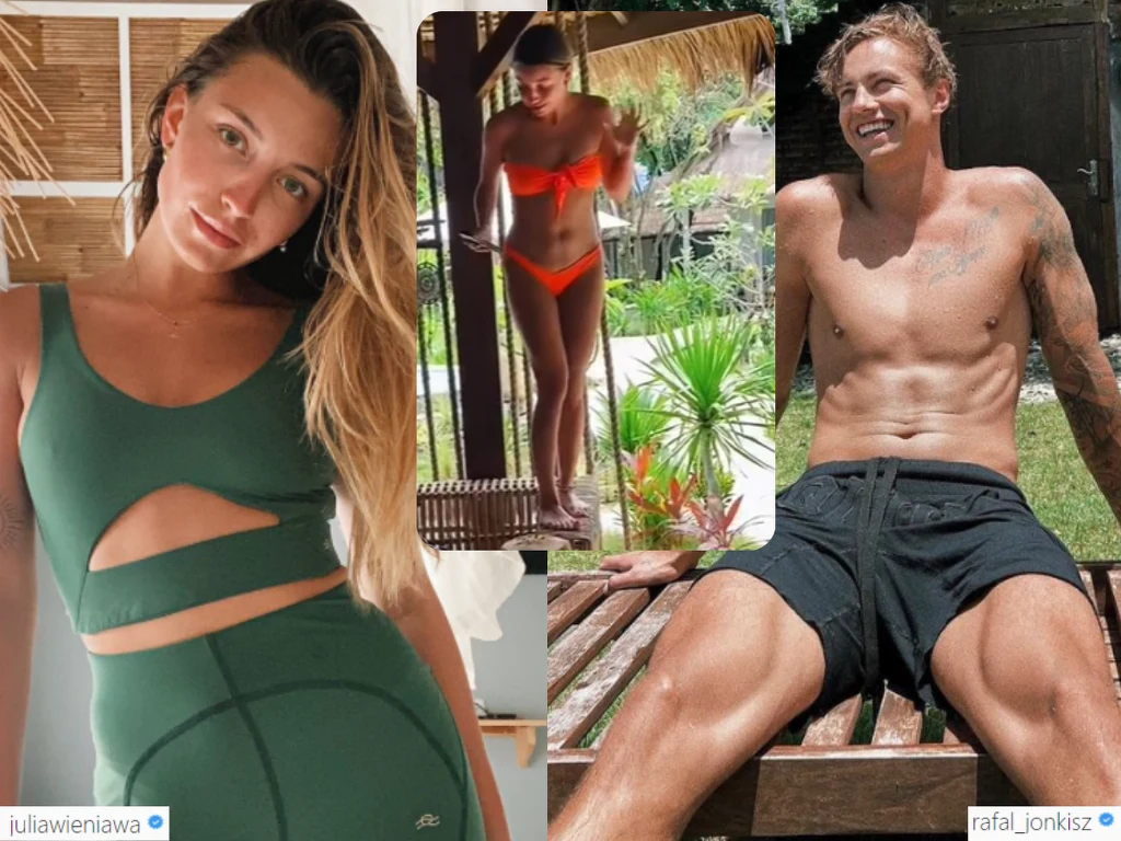 Rafał Jonkisz i Julia Wieniawa chwalą się wakacjami na Instagramie @rafal_jonkisz/ @juliawieniawa/