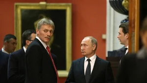 Dmitrij Pieskow i Władimir Putin