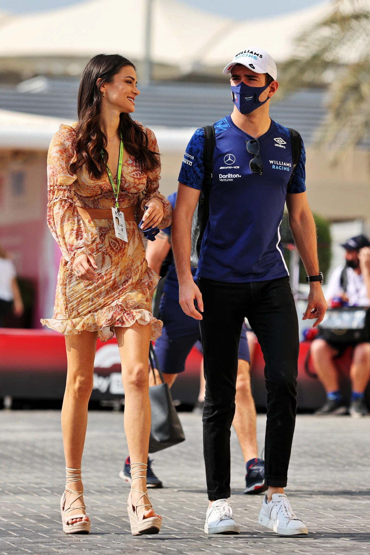 Sandra Dziwiszek i Nicholas Latifi, Abu Dhabi