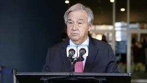 Sekretarz ONZ Antonio Guterres.